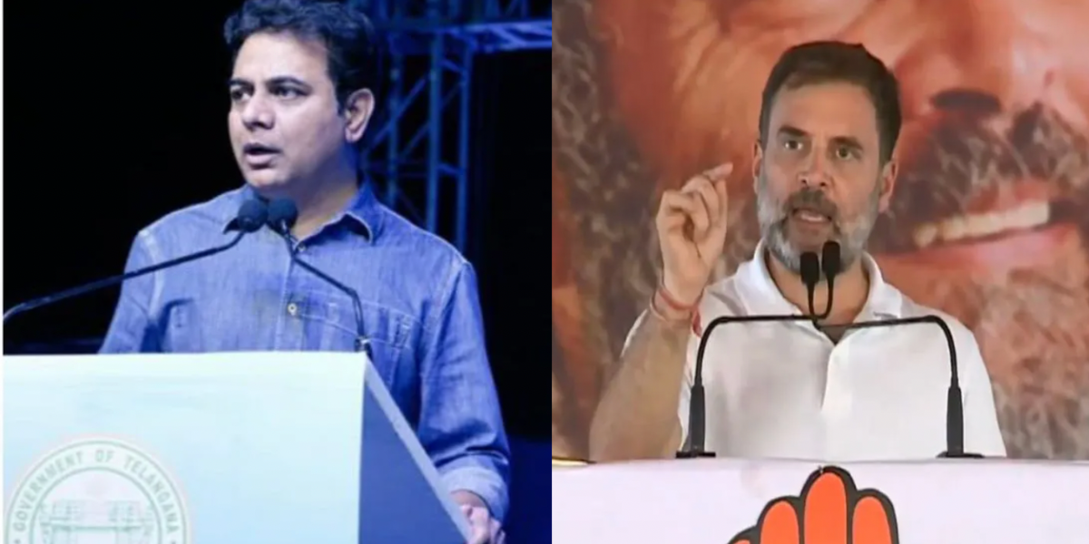 Untitled design (6) KTR demands apology from Rahul Gandhi for not keeping his six promises in Telangana