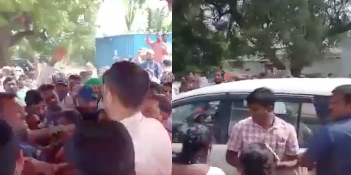 Violence erupts in Dudyala Mandal as farmers attack officials Violence erupts in Dudyala Mandal as farmers clash with officials