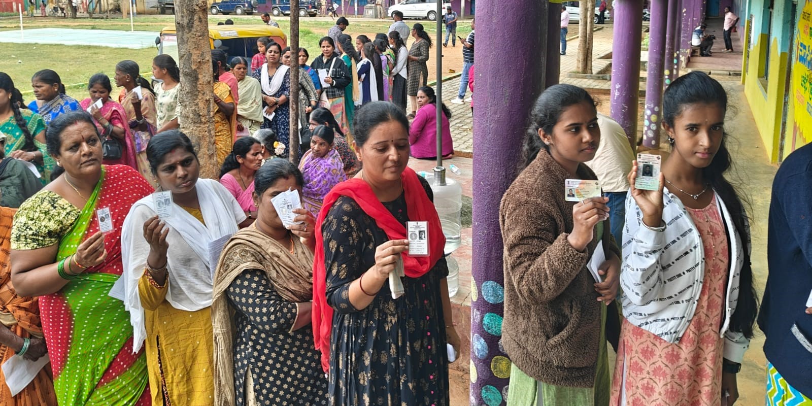 Voting underway for bypolls in Bagalkot and Davanagere South of Karnataka