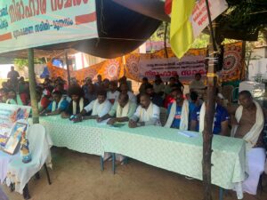 Munambam residents protest against Waqf Board