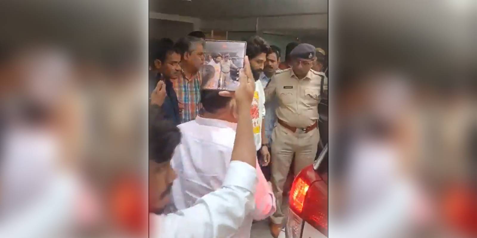 Allu Arjun detained by police Allu Arjun detained by police