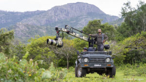 An image during the production of the documentary. (Supplied)