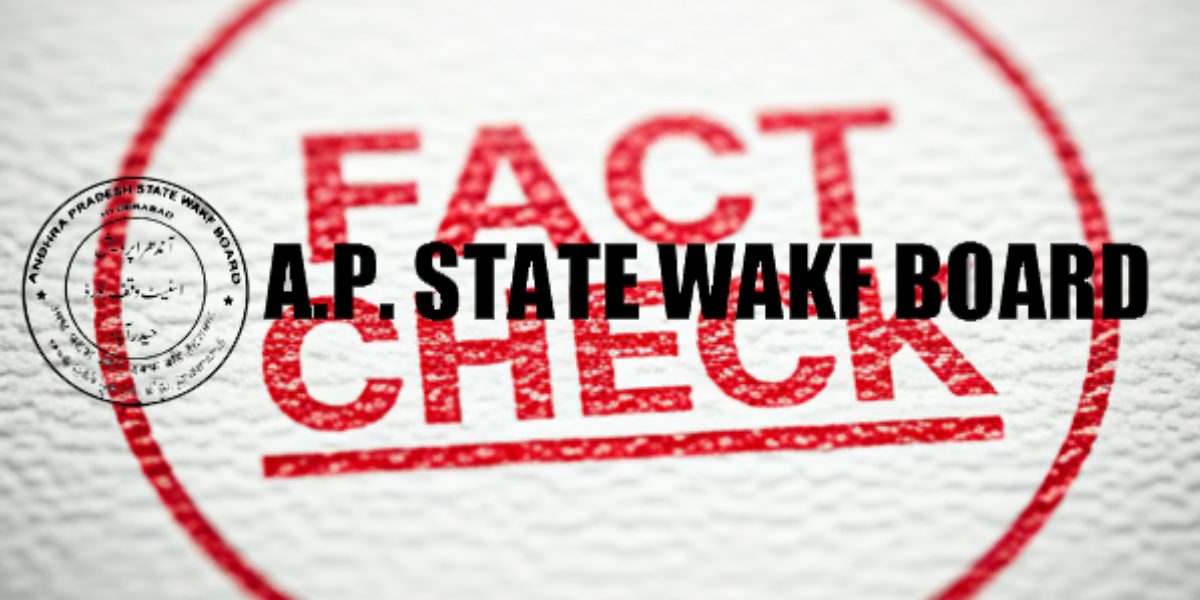 As the Waqf debate intensifies, people misinterpret AP's GO 75 as abolishing the board.