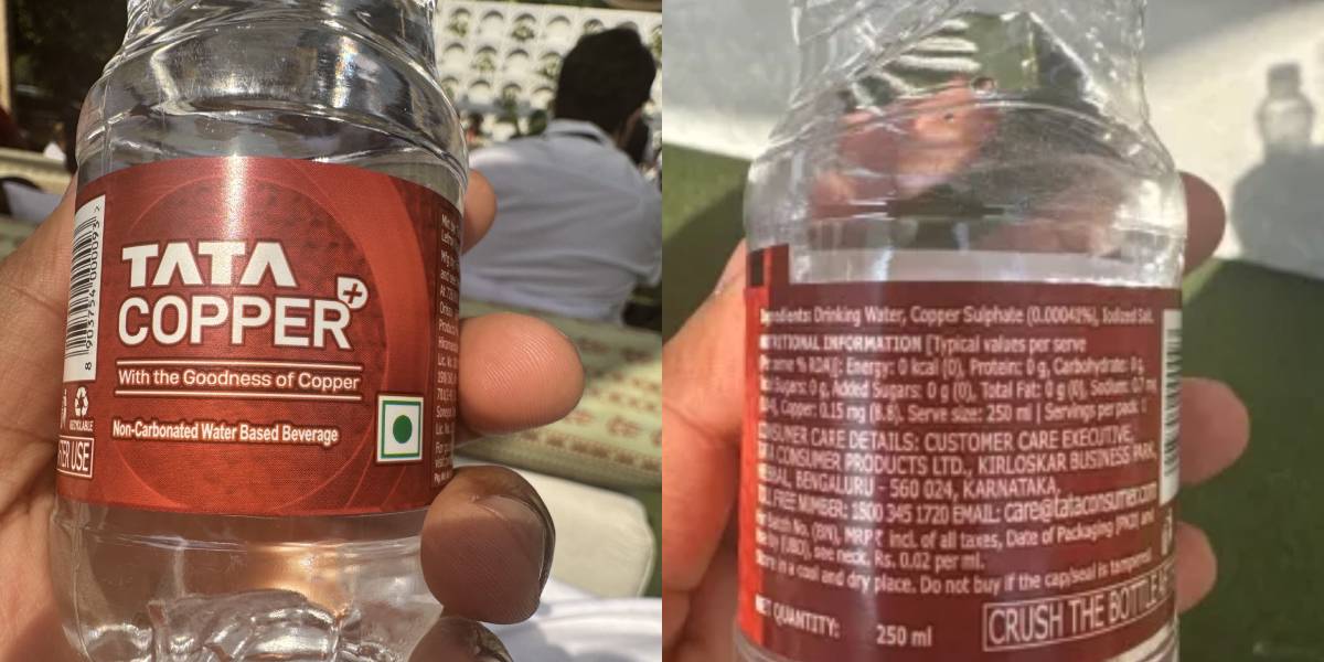 Copper water Is copper in drinking water safe?Tech Influencer Critiques Tata Copper+