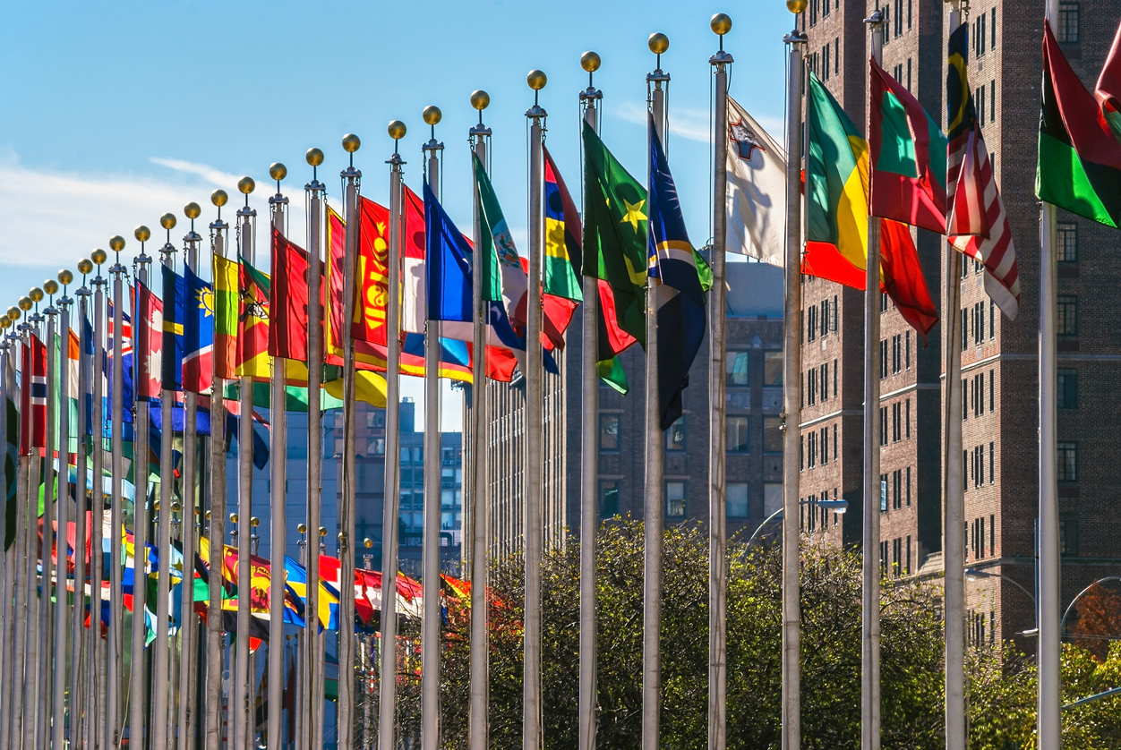 Flags of Nations Walk with Nations JNTUK