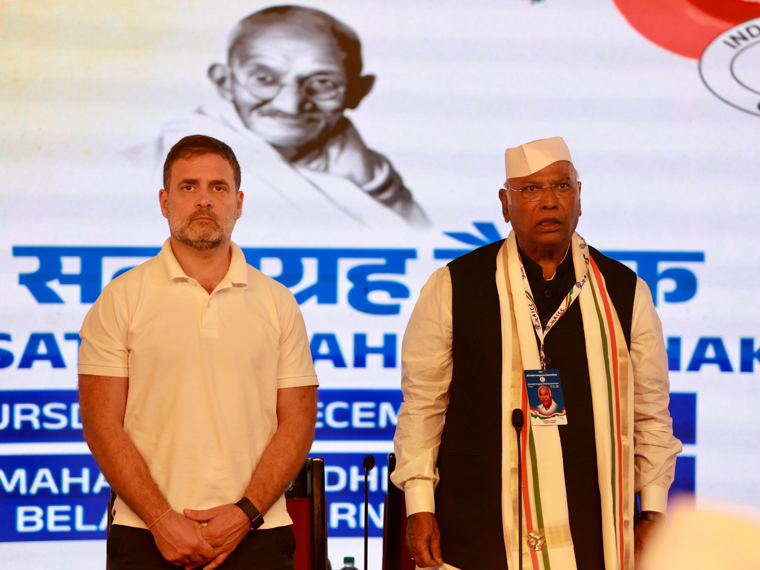 Congress working committee adopts resolution on gandhian legacy and constitutional protection Congress working committee adopts resolution on gandhian legacy and constitutional protection