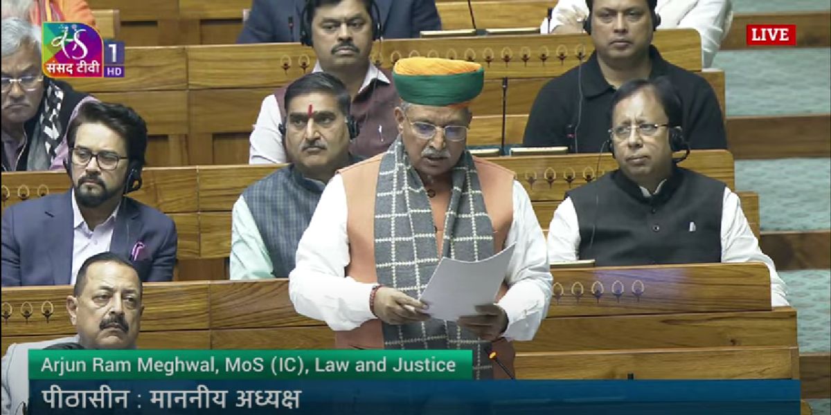 Law Minister Arjun Ram Meghwal introducing the ‘One Nation One Election’ bills in the Lok Sabha. Law Minister Arjun Ram Meghwal introducing the 'One Nation One Election' bills in the Lok Sabha.