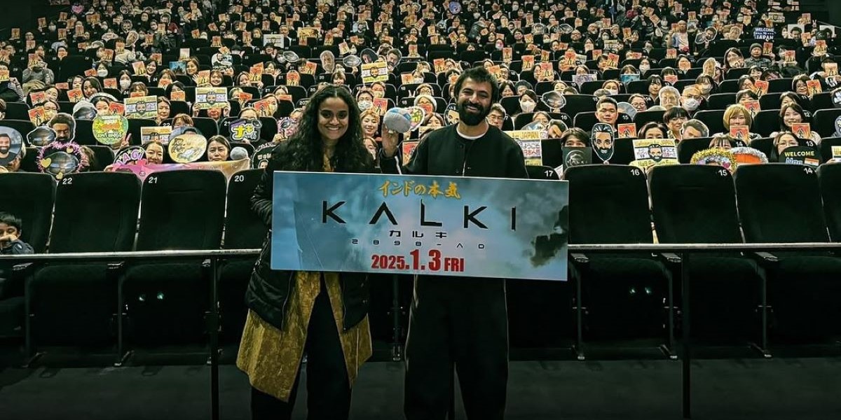 Nag Ashwin and Priyanka Dutt at Kalki 2898 AD screening in Japan