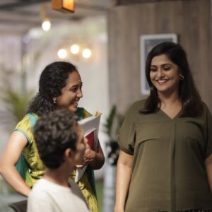 Ramya Nambeessan and Archana Vasudev