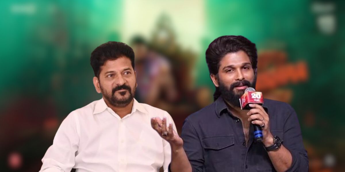 Revanth Reddy and Allu Arjun.