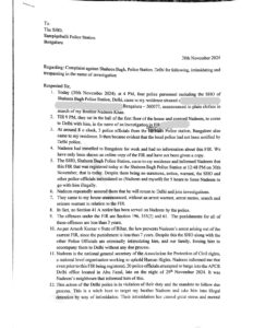 Nadeem Khan Human Rights Activist Delhi Police Attempt to Arrest