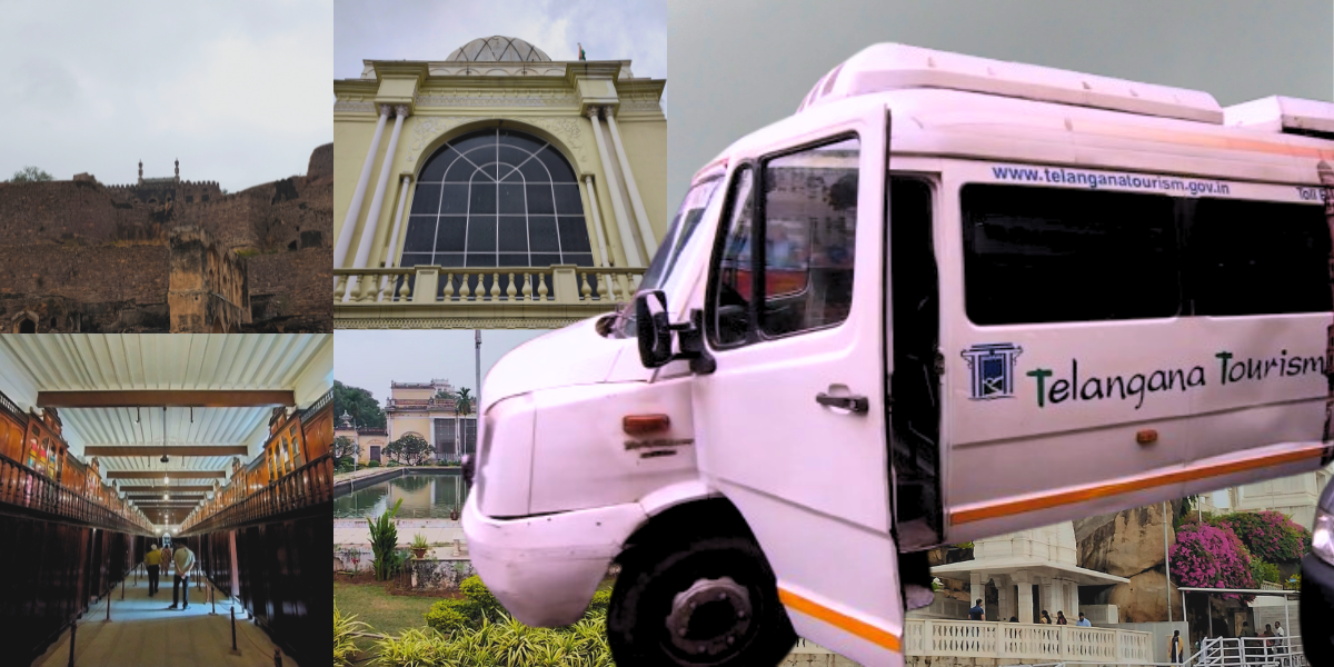 The Telangana City Tour Bus tries to give tourists a snapshot of Hyderabad's spirit