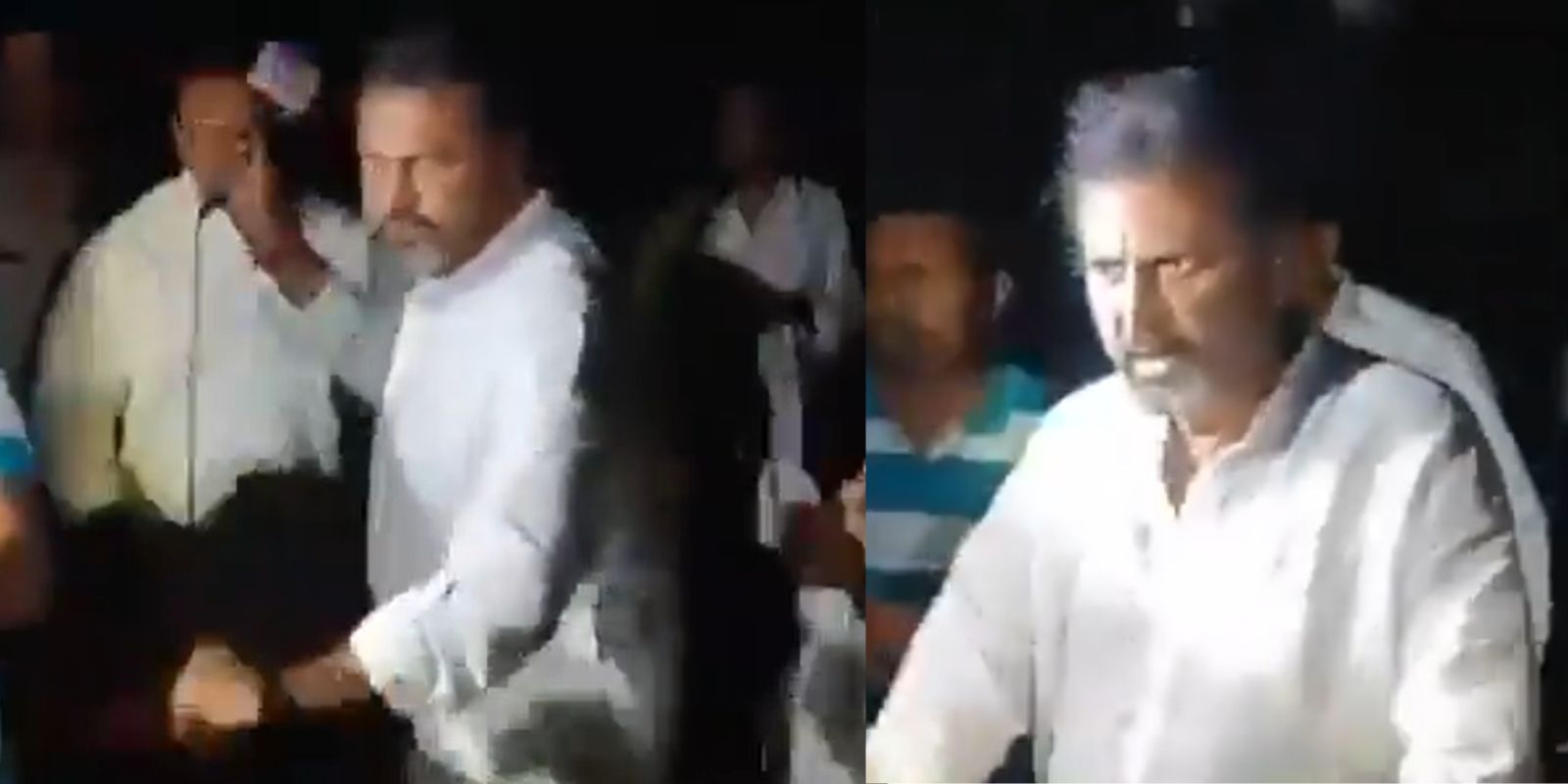Actor Mohan Babu assaults TV reporter Actor Mohan Babu assaults TV reporter