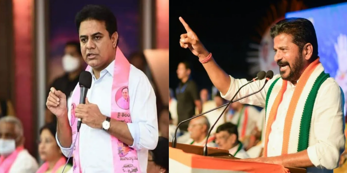 KTR challenges CM Revanth Reddy to discuss Formula-E race issue in State Assembly KTR challenges CM Revanth Reddy to discuss Formula-E race issue in State Assembly