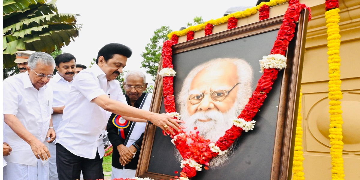 stalin pin At Periyar Memorial inaugural in Vaikom, MK Stalin acknowledges Caste discrimination in Tamil Nadu and Kerala