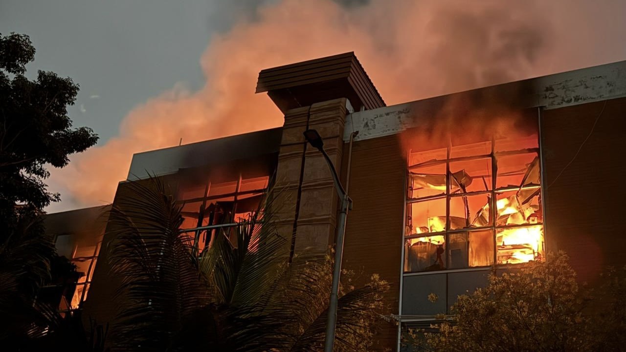 BBC Fire 5 Chemical fire guts Bangalore Bioinnovation Centre, losses estimated at over ₹150 Crore