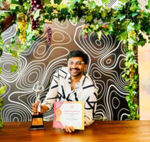 Devan with Film Critics Awards