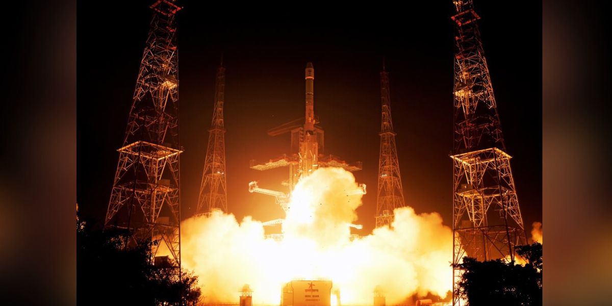 GSLV F-15 lifting off with NVS-02