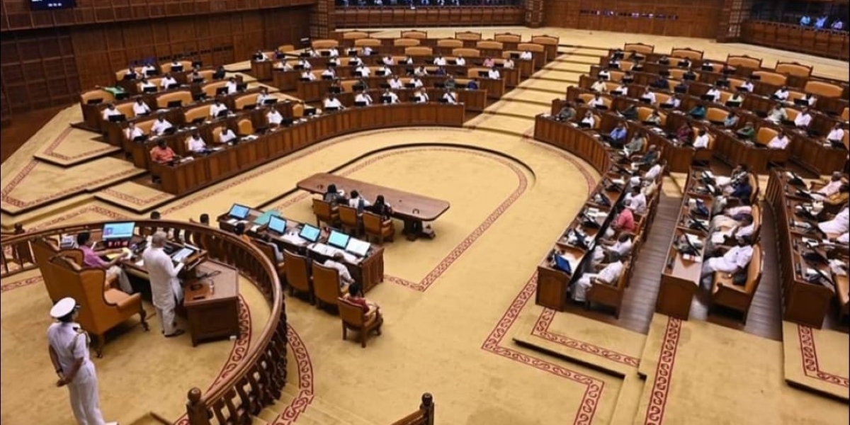 Governor’s address in the Kerala Assembly. (Supplied) Governor's address in the Kerala Assembly