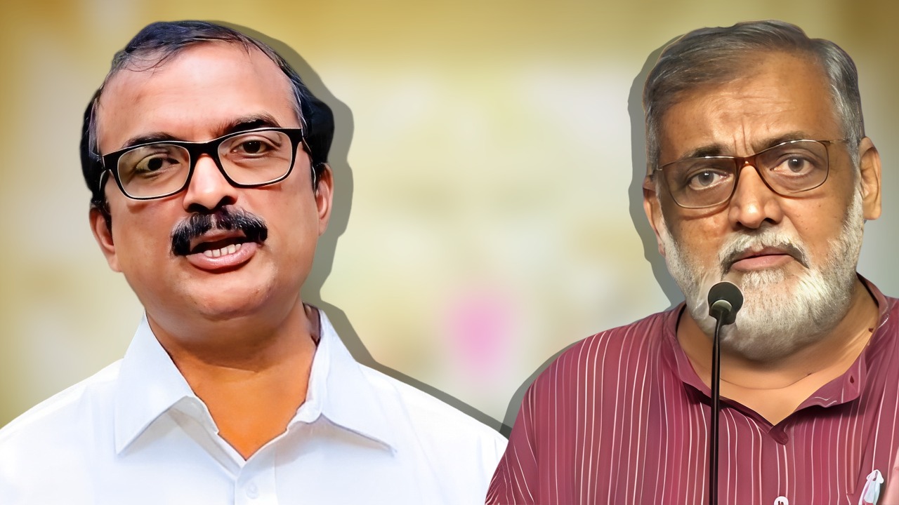 Noor Sridhar and Sirimane Nagaraj, former Naxalites and now social activists. Noor Sridhar Sirimane Nagaraj