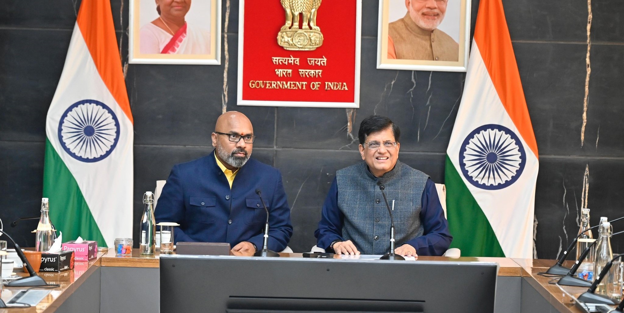 Piyush Goyal inaugurating the turmeric board. (X) Piyush Goyal inaugurating the turmeric board. (X)