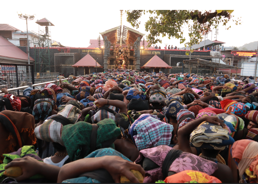Sabarimala shrine  (picture courtesy – Sabarimala) Sabarimala shrine (picture courtesy - Sabarimala)