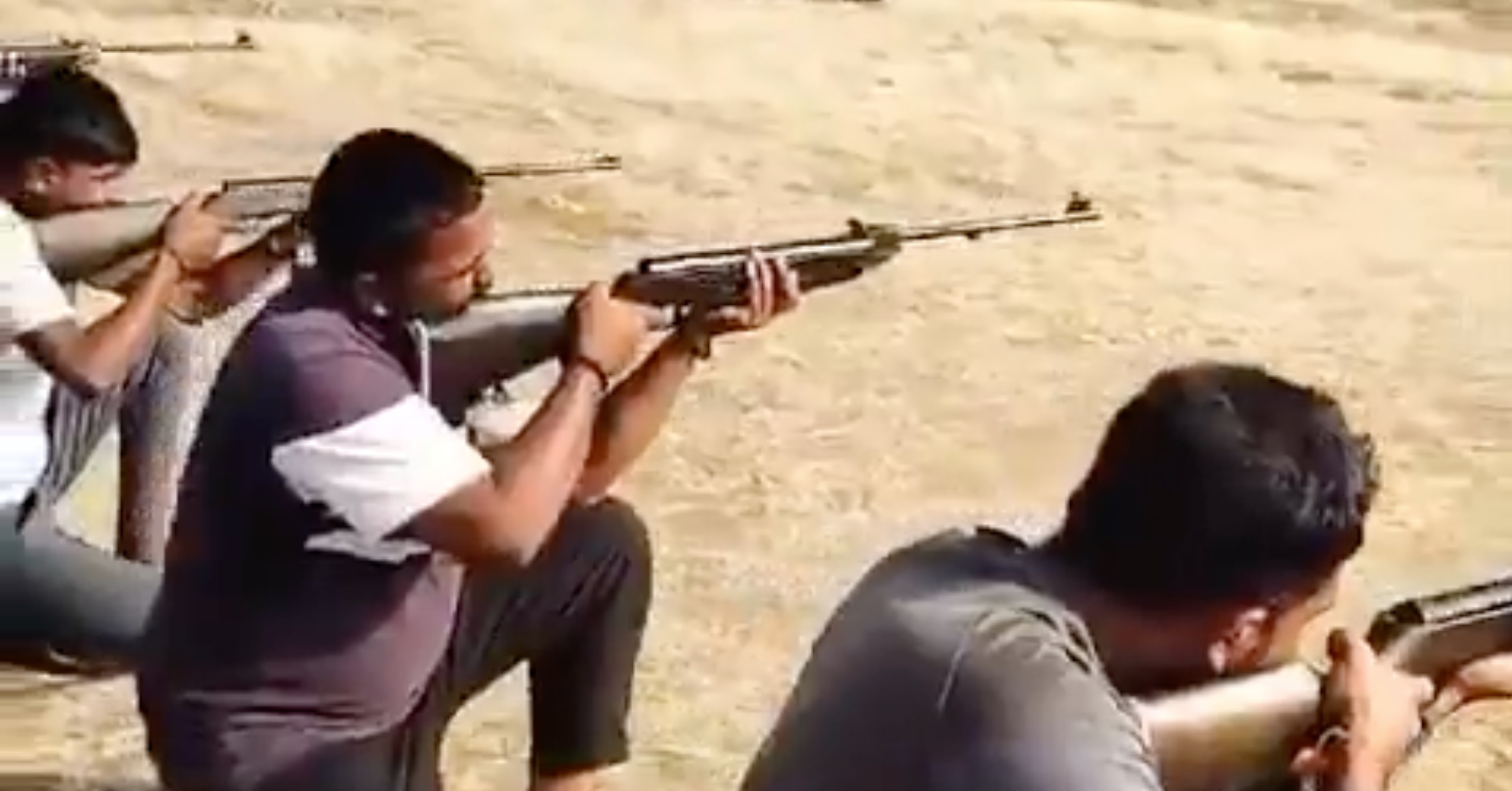 Screenshot from Sri Rama Sene’s weapons training camp