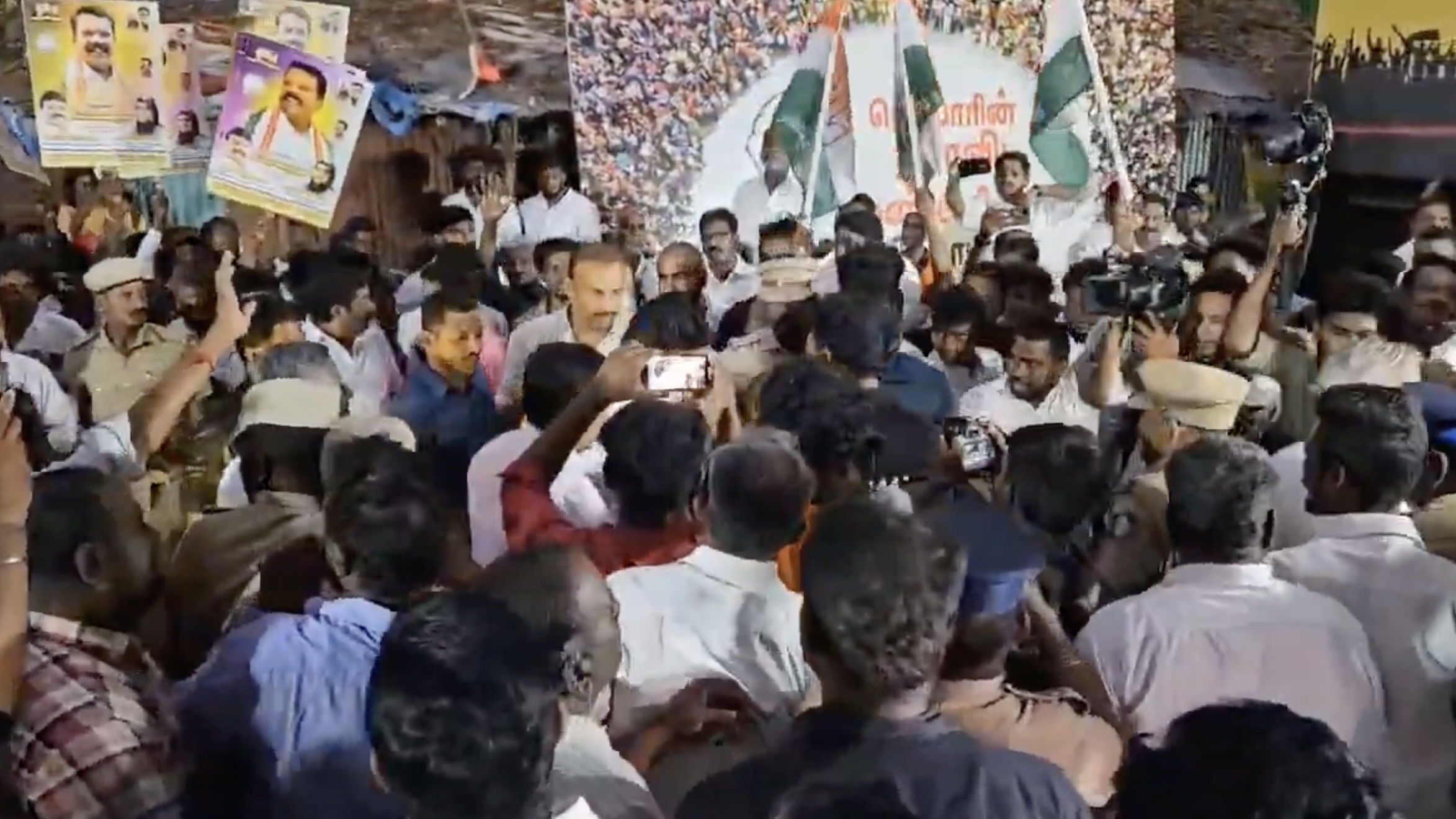 ‘Another language war’: DMK and allies lead protest against NEP in Chennai