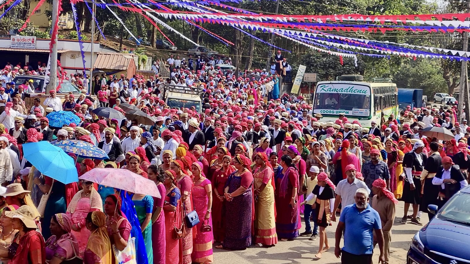 Kodavas peace walk: Thousands march 80 km demanding protection of cultural heritage