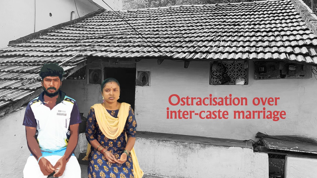 Caste groups are discriminating Sasikumar and his family over him marrying Sandhya, a person belonging to a Scheduled Caste. Caste groups are discriminating Sasikumar and his family over him marrying Sandhya, a person belonging to a Scheduled Caste.