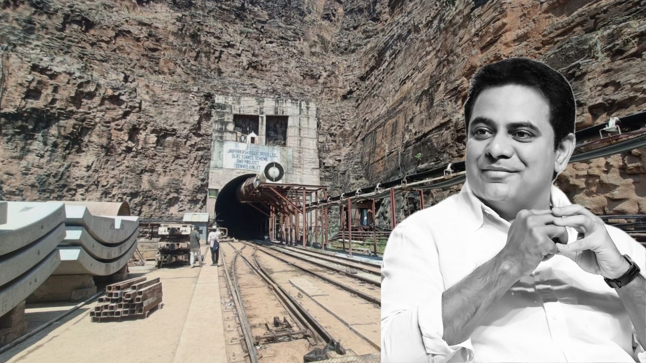 KTR Srisailam tunnel collapse: BRS seeks judicial probe, slams Congress for prioritising poll campaign