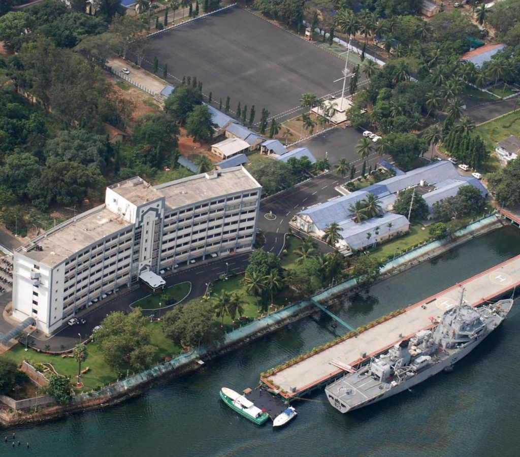 Eastern_Naval_Command_HQ The Eastern Naval Command is headquartered at Visakhapatnam in Andhra Pradesh. (Indian Navy/Wikimedia Commons)