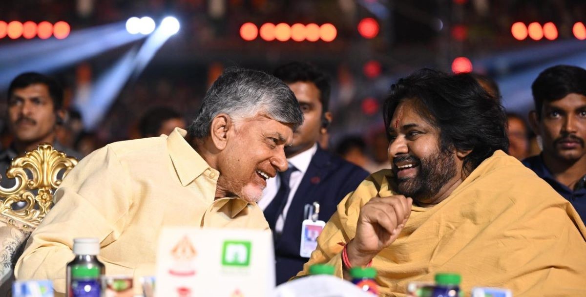 Pawan Kalyan with Chandrababu Naidu Pawan Kalyan with Chandrababu Naidu