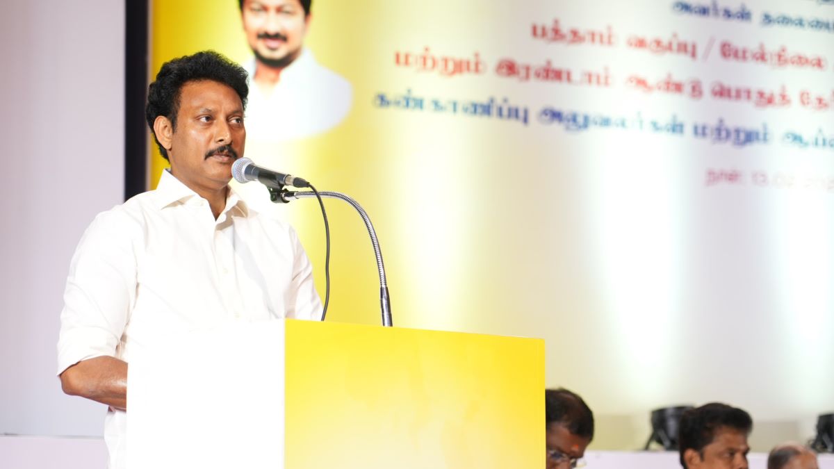 Tamil Nadu Minister Anbil Mahesh Tamil Nadu Minister Anbil Mahesh