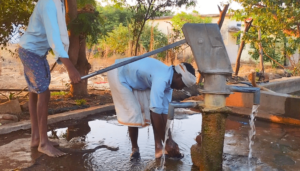 The primary source of water at Boringguda