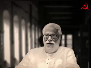 Buddhadeb Bhattacharya's AI avatar.