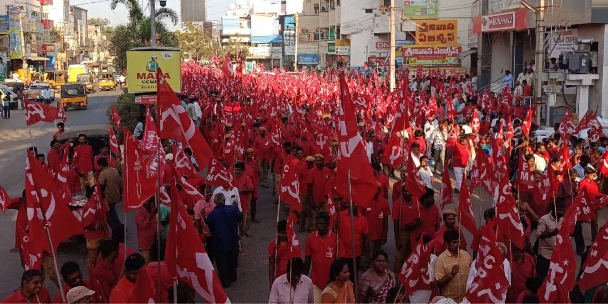 A CPI(M) rally.