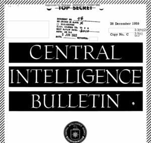 This bulletin predicted that the anti-Communist parties together seem capable of defeating the Communists by asubstantial margin in the election to take place in February 1960. After the elections, a Ministry with Pattom A Thanu Pillai as the Chief Minister was formed, giving rise to the first coalition experiment in Kerala, consisting of the Praja Socialist Party, the Congress and the Muslim League.