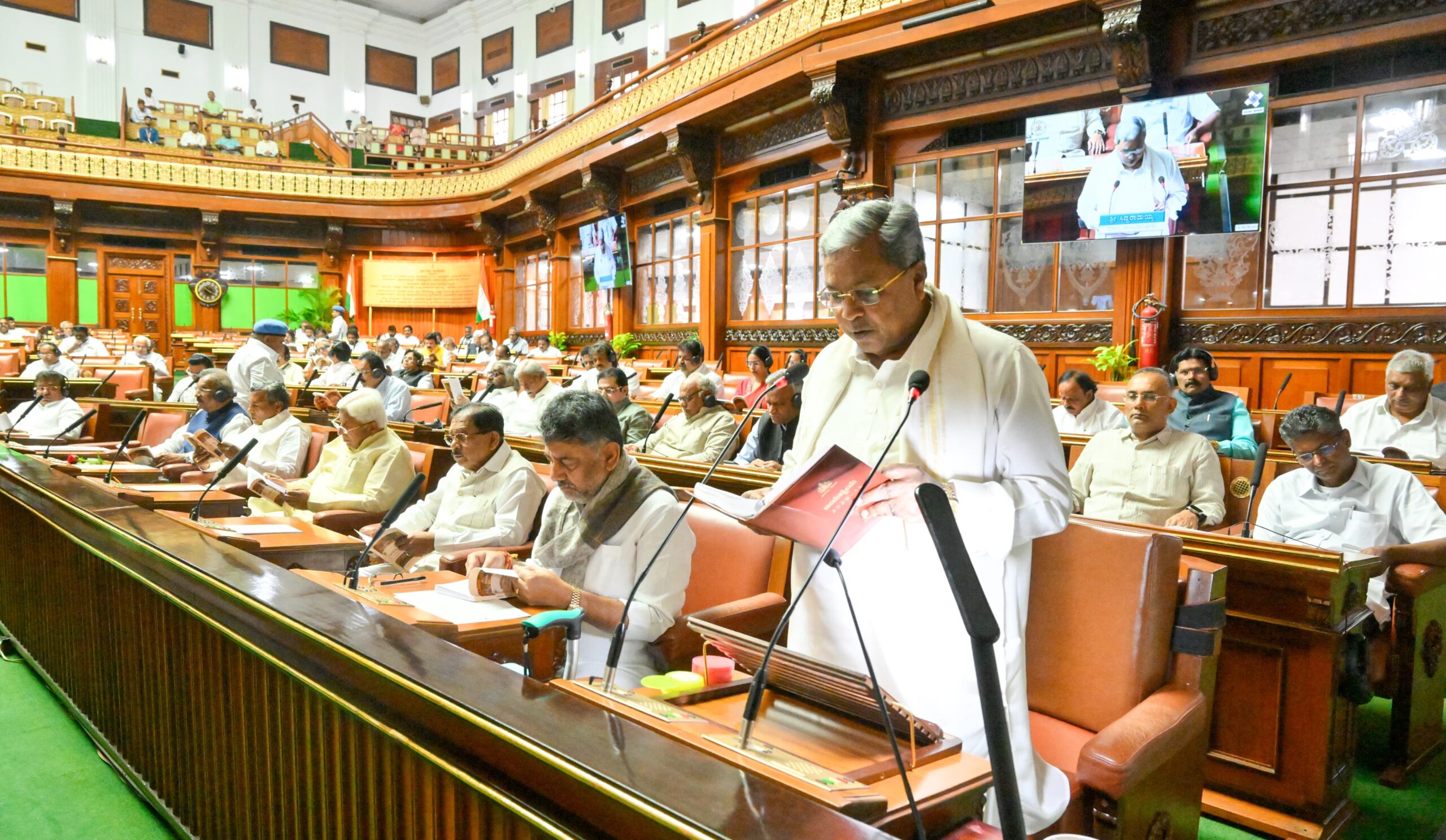 Chief Minister Siddaramaiah presenting the Karnataka budget for 2025-26. (Supplied) Chief Minister Siddaramaiah presenting the Karnataka budget for 2025-26. (Supplied)
