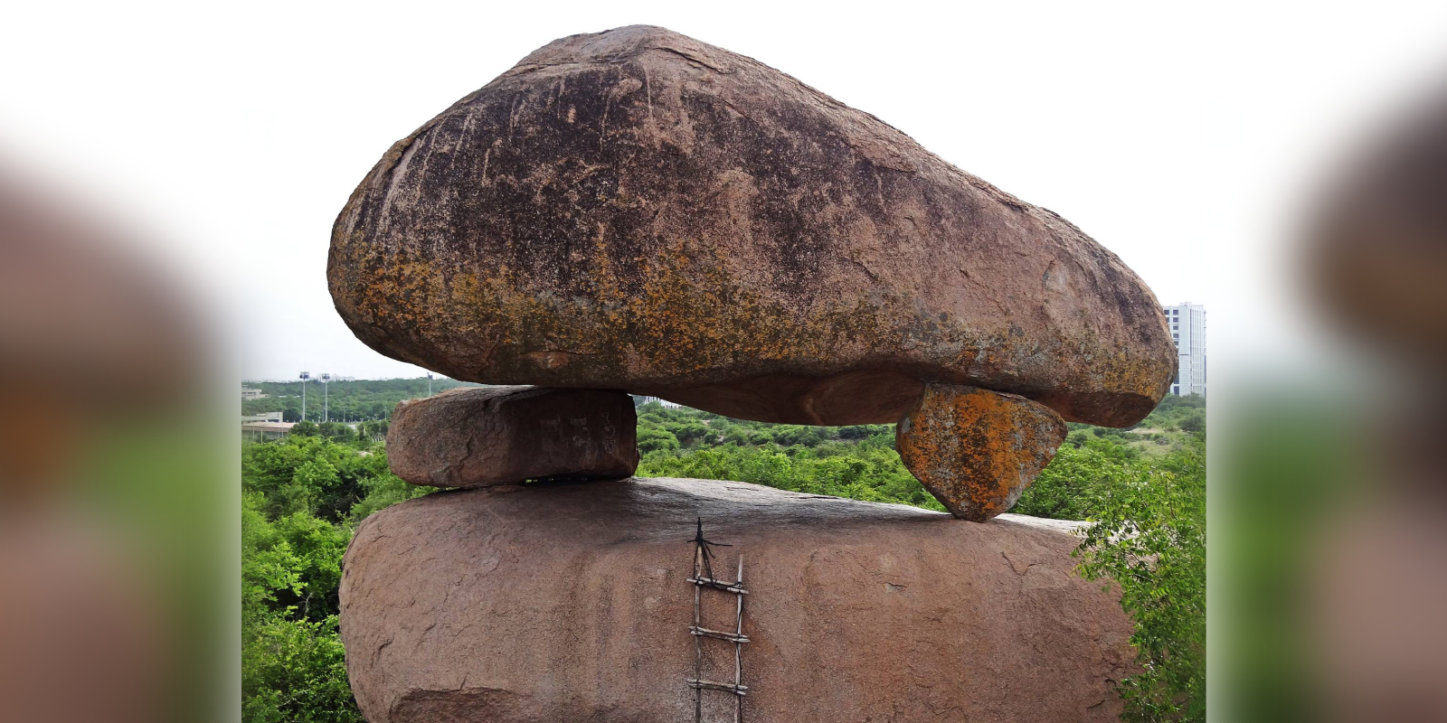 Mushroom rock at UoH Mushroom rock at UoH