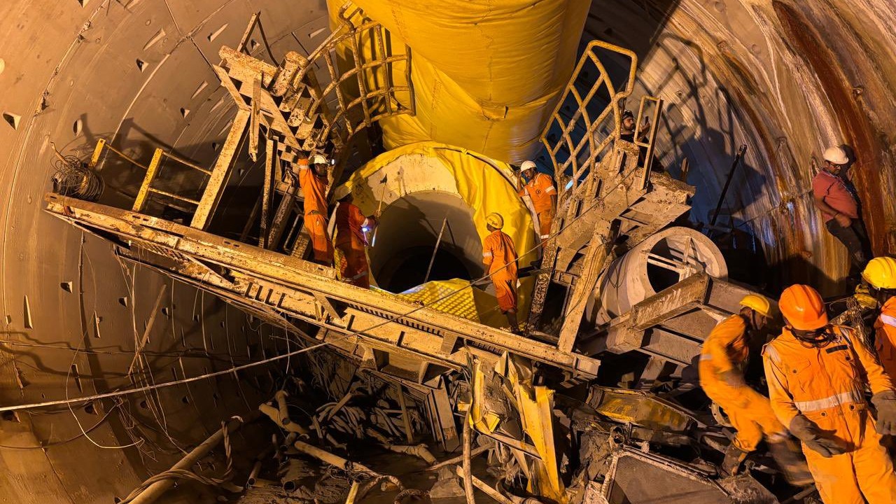 Ongoing rescue operations at the SLBC tunnel. (Supplied) Ongoing rescue operations at the SLBC tunnel. (Supplied)