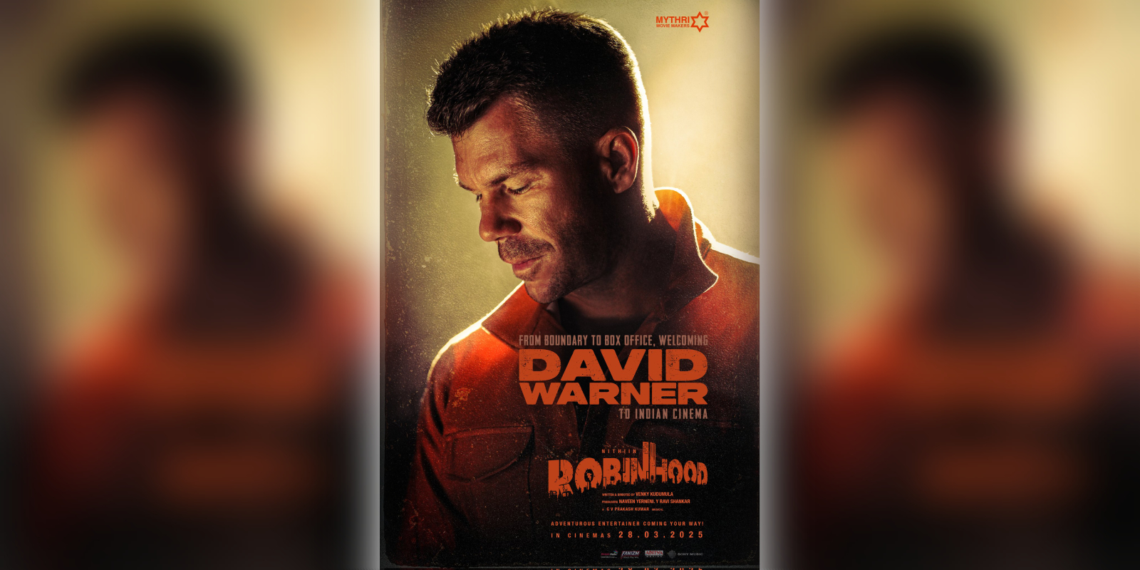 Cricketer David Warner to play a cameo in 'Robinhood'