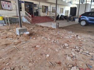 PHC in Kannagi Nagar displaying poor infrastructure.