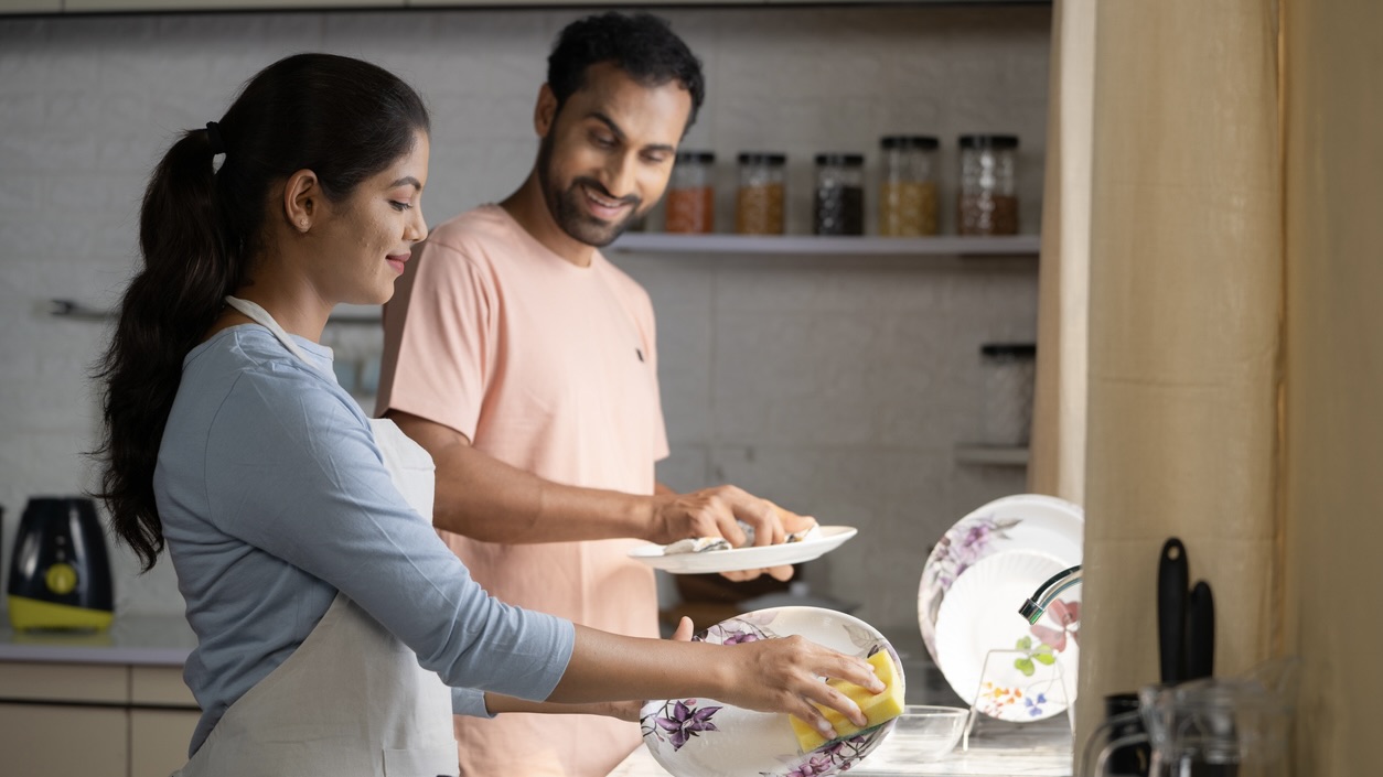 South Indian women spend seven hours a day on unpaid work – men less than three