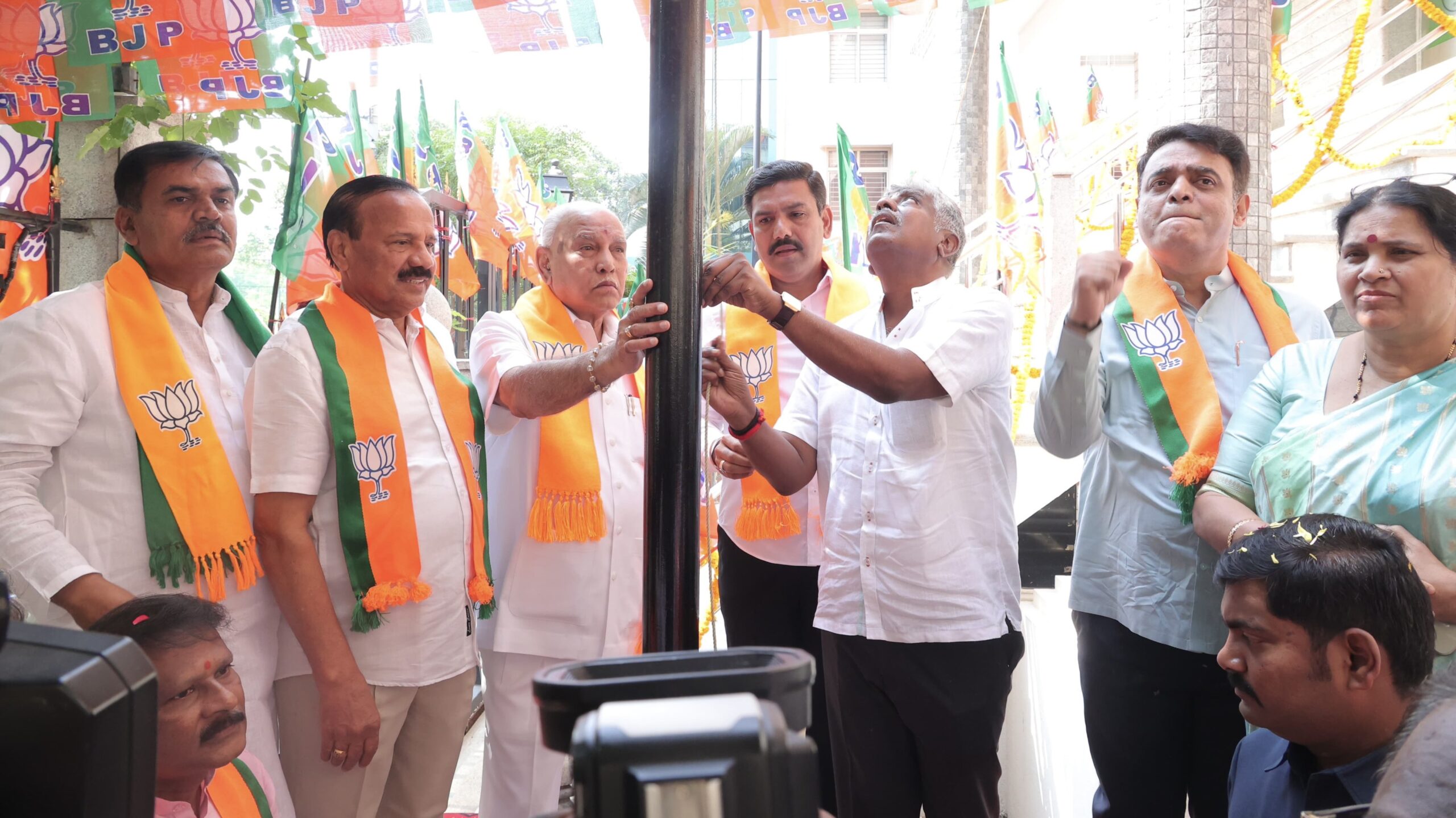 Karnataka BJP announces statewide ‘Jan Akrosh Yatra’; JD(S) keeps away