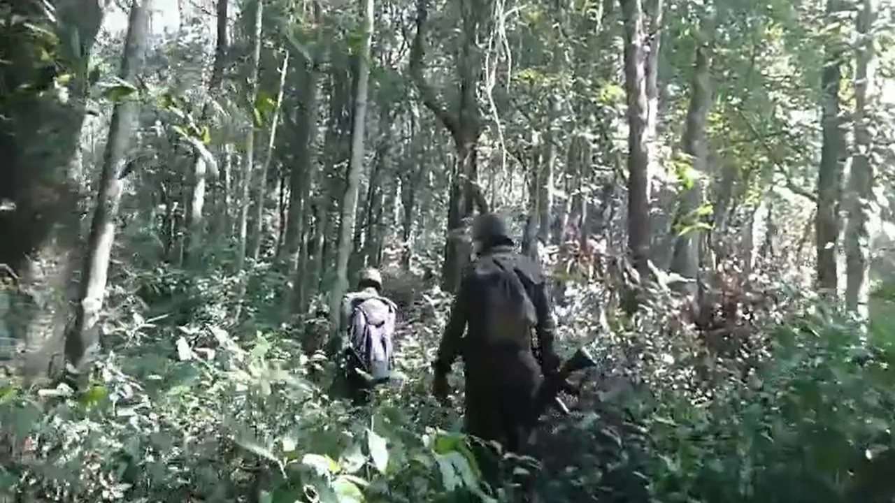 ANF1 Security forces now pose for photographs in front of piles of dead bodies, just as British colonial hunters once posed with the tigers they had killed. (Representational photo)