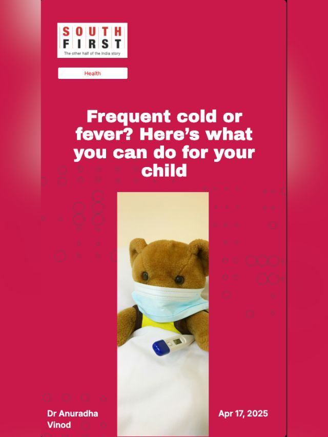 Frequent cold or fever? Here’s what you can do for your child