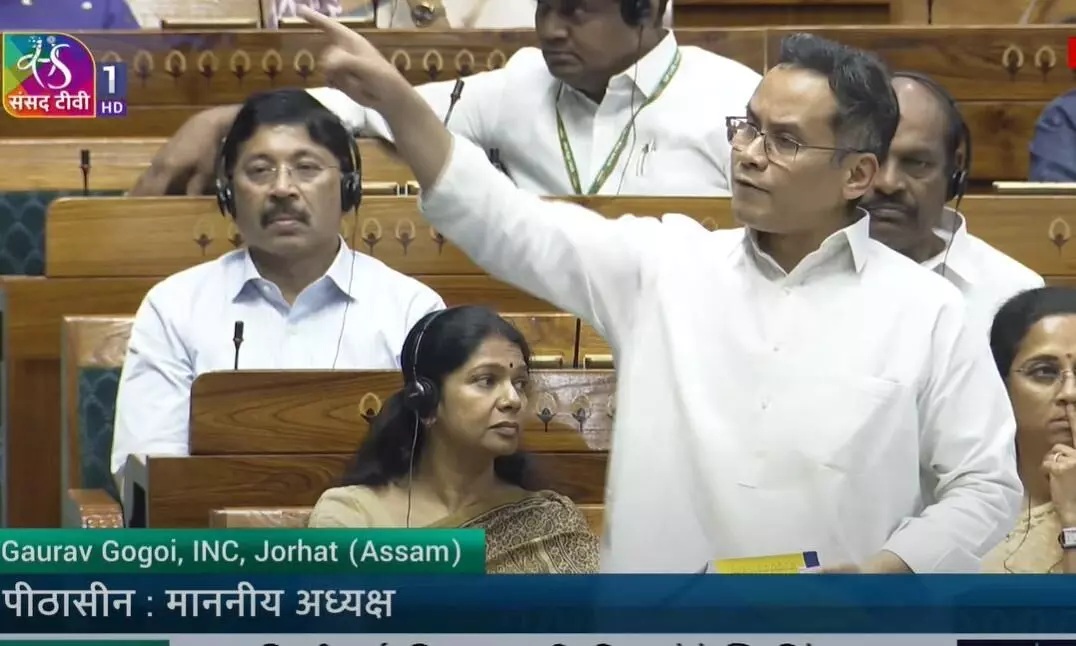 Deputy Leader of the Congress in the Lok Sabha Gaurav Gogoi