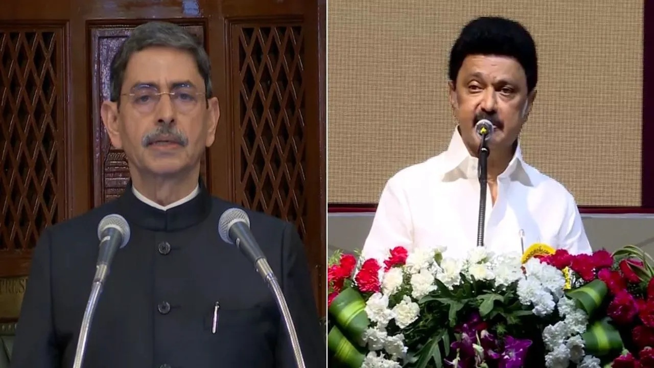 Governor-RN-Ravi-and-CM-MK-Stalin Tamil Nadu Governor RN Ravi and Chief Minister MK Stalin.