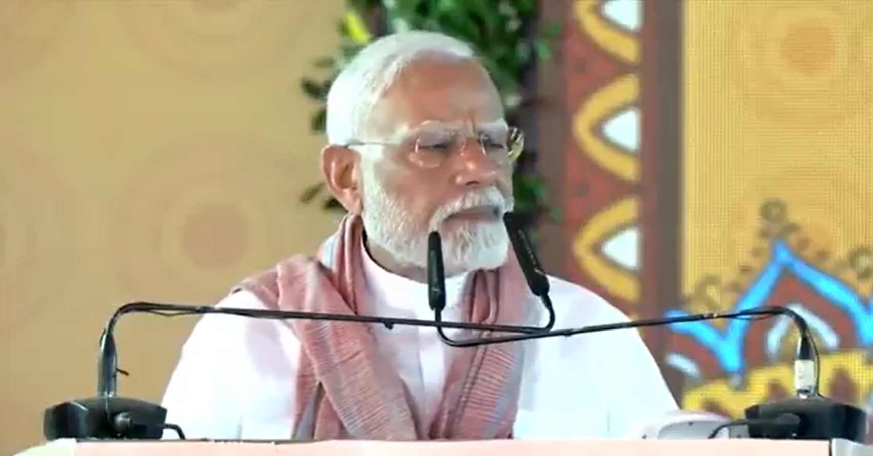 Modi_Bihar Earlier on the day on which the all-party meeting was convened, Prime Minister Narendra Modi was in Bihar, where he told the world that the Pahalgam terrorists and those behind them will be identified, tracked, and punished. He, however, skipped the all-party meeting, where elected representatives raised questions on the security lapse that took 26 lives. (Narendra Modi/X)